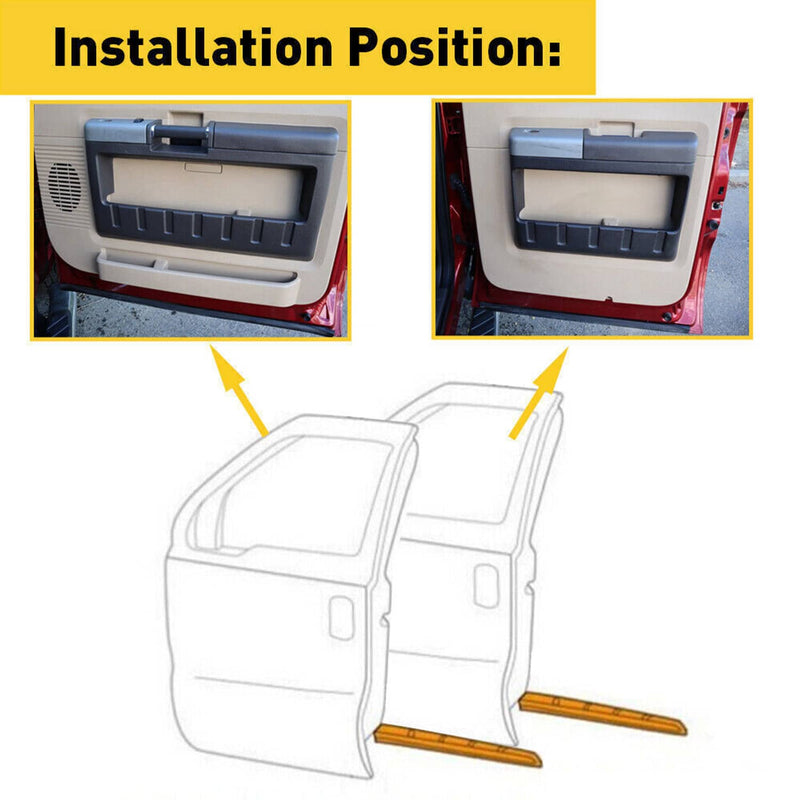 Front Rear Lower Door Weather Strip Seal for Ford F250 F350 Crew Cab 99-16