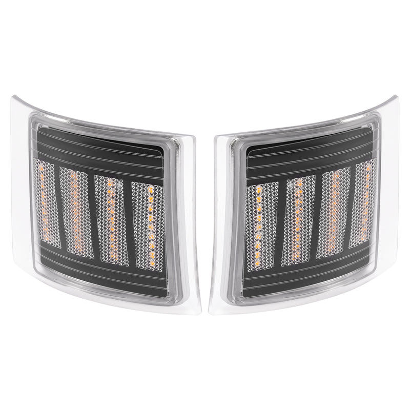 Full LED Clear Corner Side Marker Lights for Chevy C/K 1500 2500 1994-99 4PCS