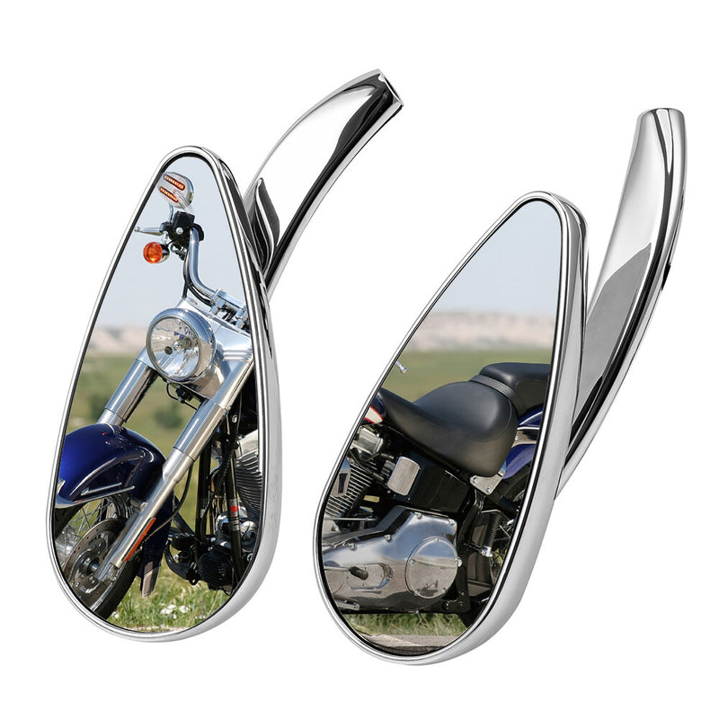 Motorcycle Rear View Mirrors Turn Signal M8 M10 for Harley Honda Universal