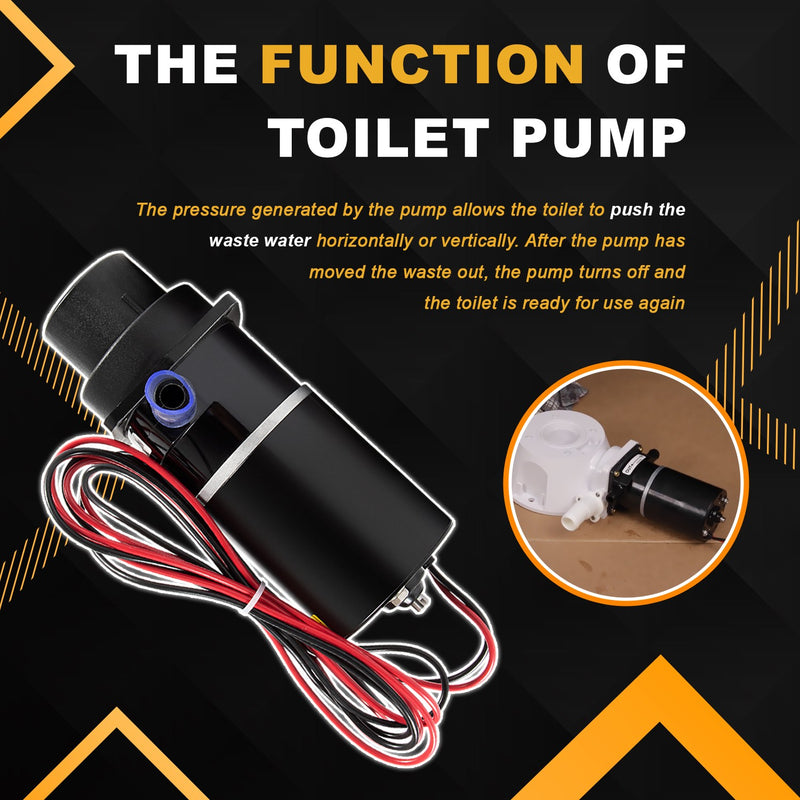 37041-0010 Marine Electric Toilet Macerator Sub Assembly Kit 12-Volt Replacement