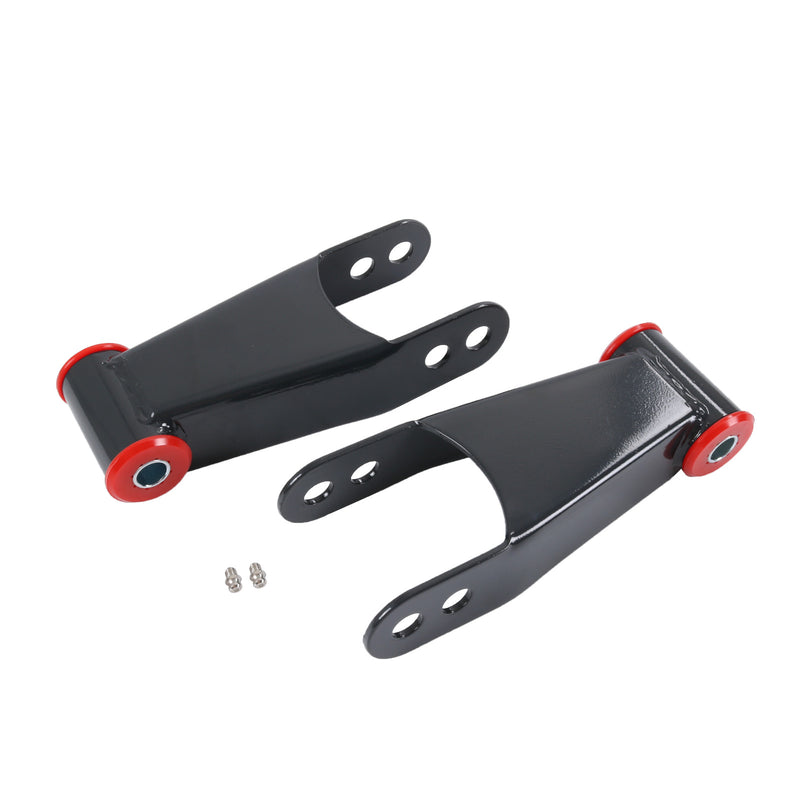 Rear Drop Shackles Kit 1-2 inch for Chevy Silverado GMC Sierra 1500 1988-2019