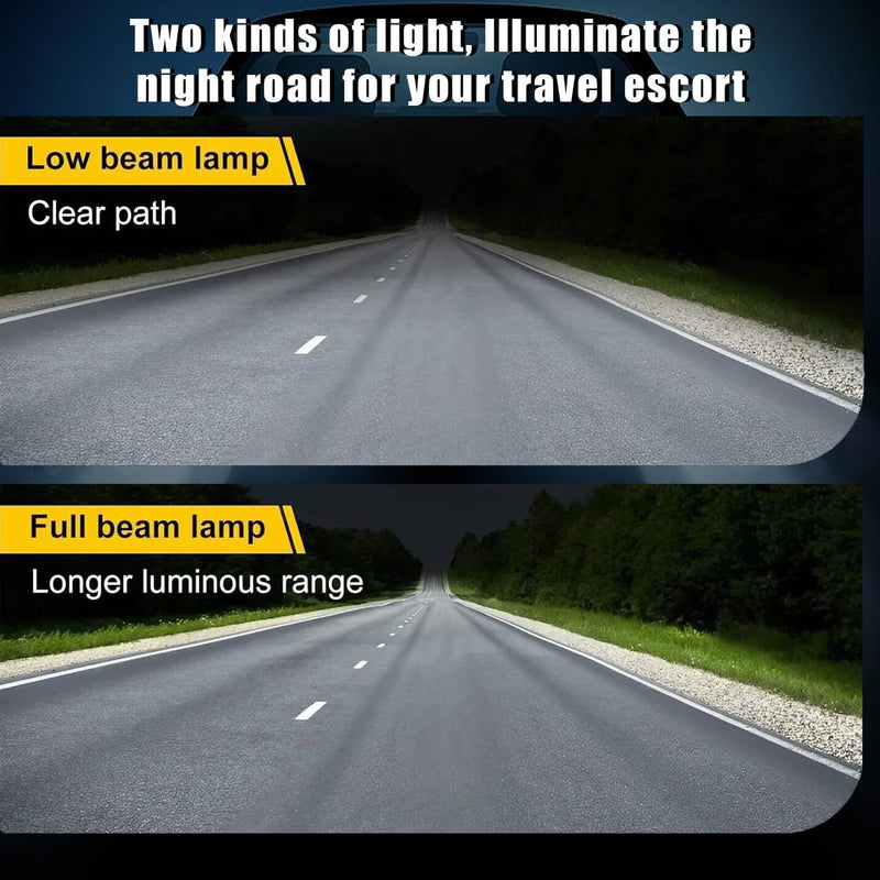 2Pcs D5S LED Headlight Bulbs Hi-Lo for 2016-18 Chevy Silverado 1500