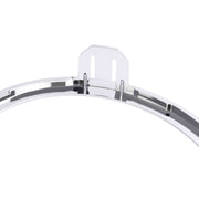 DURAFORCE Left Right Fog Light Cover Bezel With Chrome Ring Trim for Honda Pilot 2012-2015