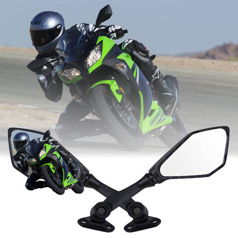 Rearview Side Mirrors Left Right for Kawasaki Ninja ZX6R 636 2011-2017 Pair