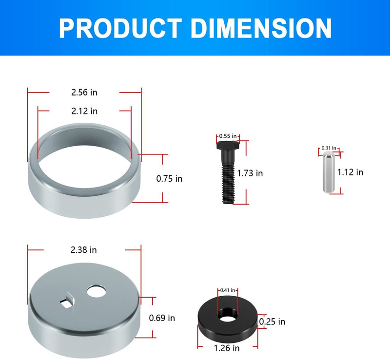 Mechanical Fuel Pump Eccentric Kit for SBF for Ford 289 302 351W 5.0 BBF 429 460