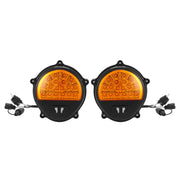 DURAFORCE 12422957 LED Front Amber Turn Signal Parking Lights for Humvee M35 M998 2PCS