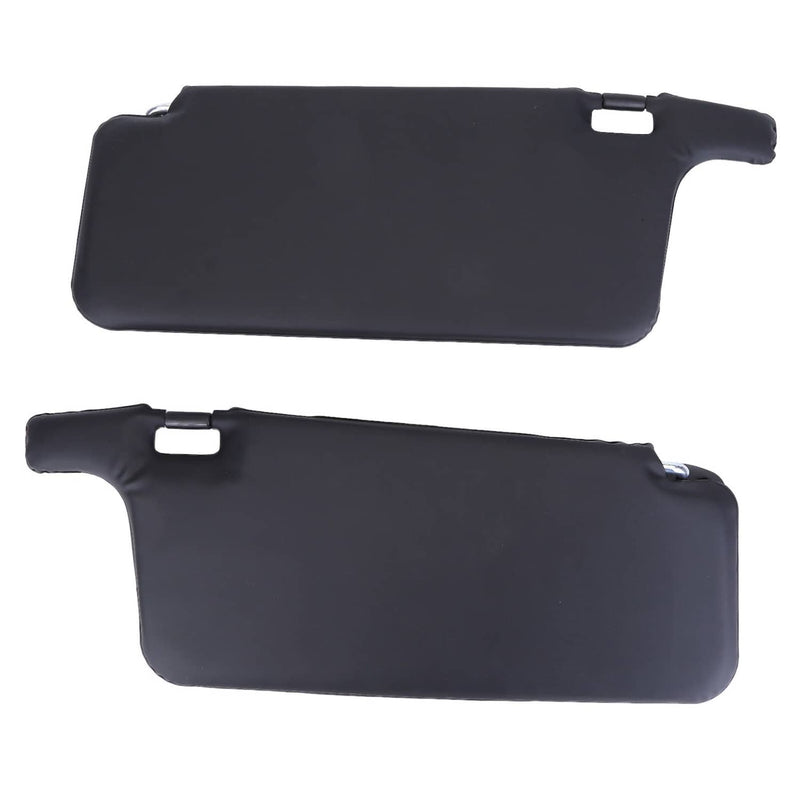 Sun Visors Left Driver & Right Passenger for Honda Civic 1996-2001 Black
