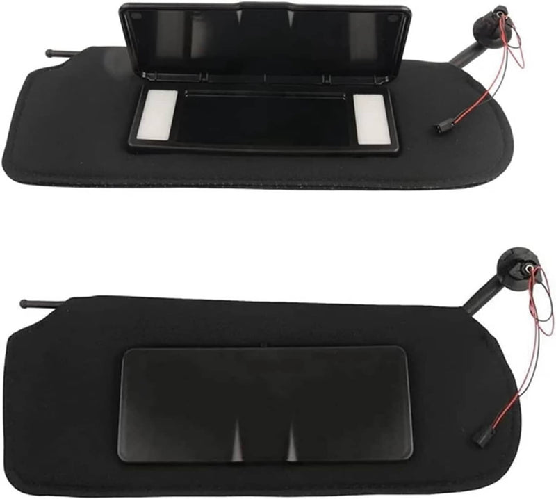 New Updated Sun Visors Sun Shades with Bright LED Light Set for Corvette C5