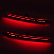DURAFORCE Rear Bumper Lamp Red LED Reflector Tail Light for Honda Accord 2018 2019-2022