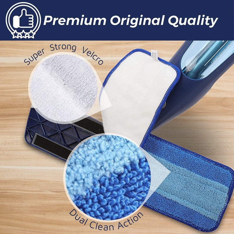 3Pcs Microfiber Cleaning Refill Pads for Bona Mop 18 Inch Reusable Tools
