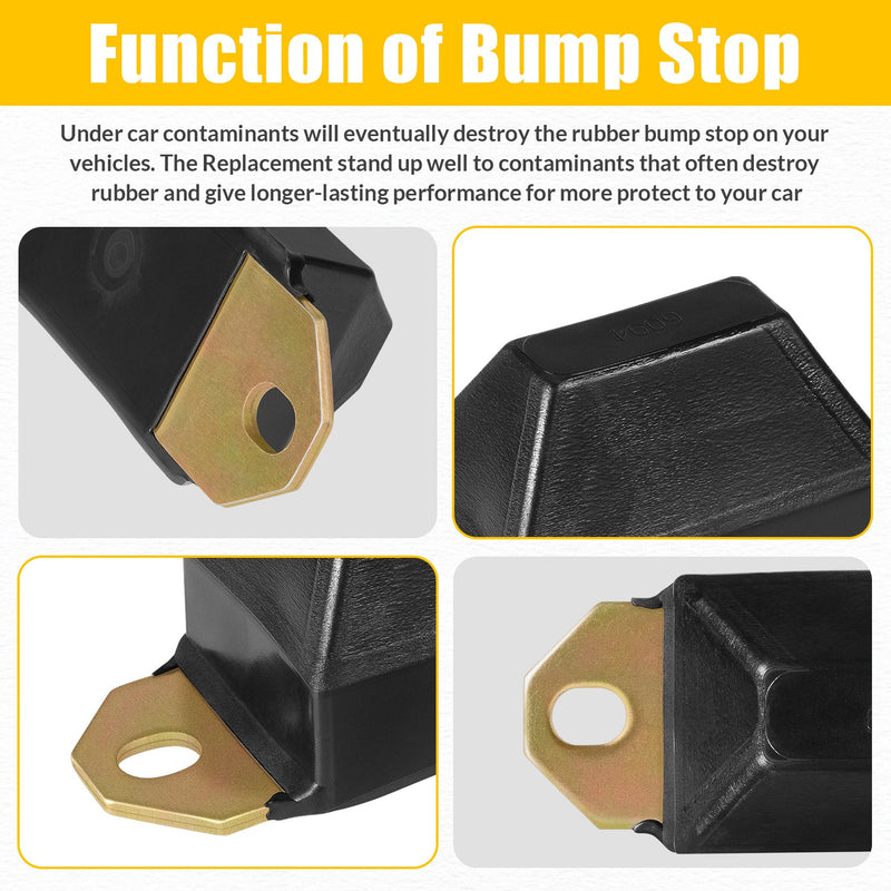 9.9137G Universal Bump Stop Set for 1976-1983 Jeep CJ5 1976-1986 CJ7