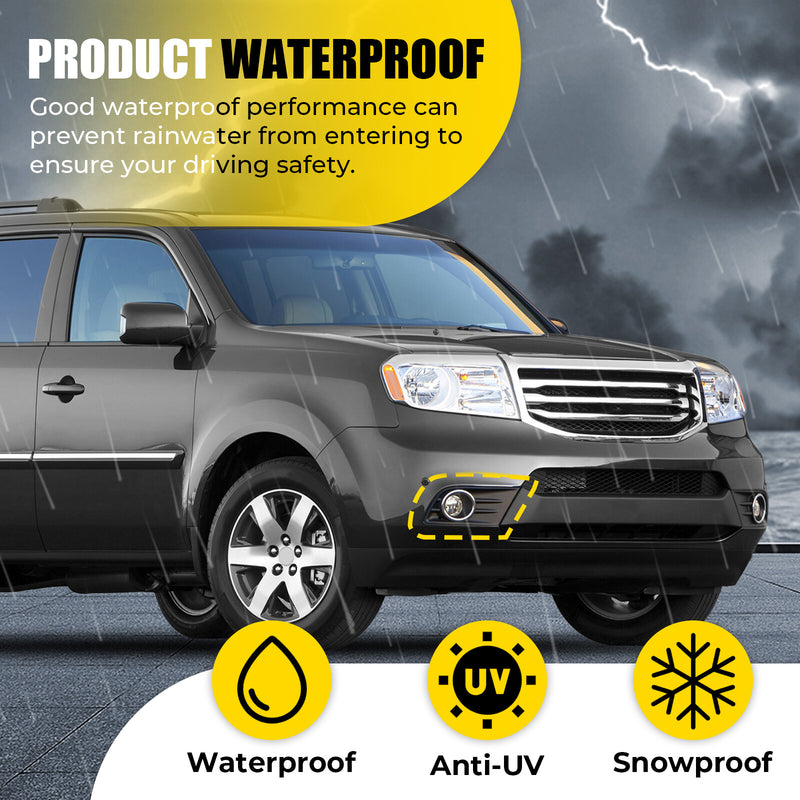 Bumper Fog Light Cover Bezel Right Passenger Side for Honda Pilot 2012-2015