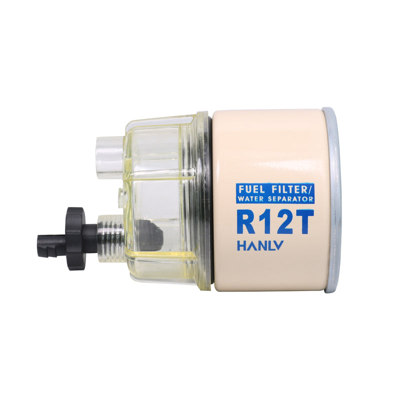 R12T Fuel Filter Water Separator Spin-on with Bowl for Marine