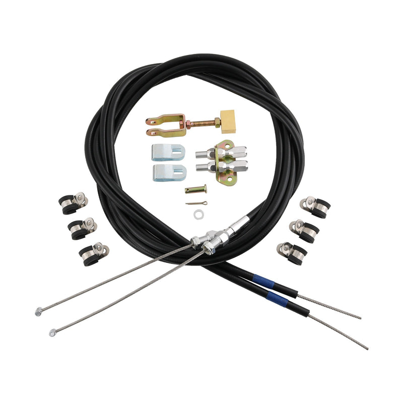 Universal Emergency Parking Brake Cable Complete Kit Replace 330-9371