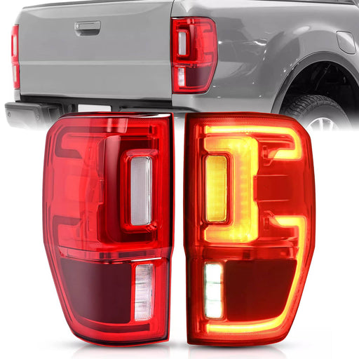 DURAFORCE LED Tail Lights Lamps With Blind Spot for Ford Ranger 2019-2023