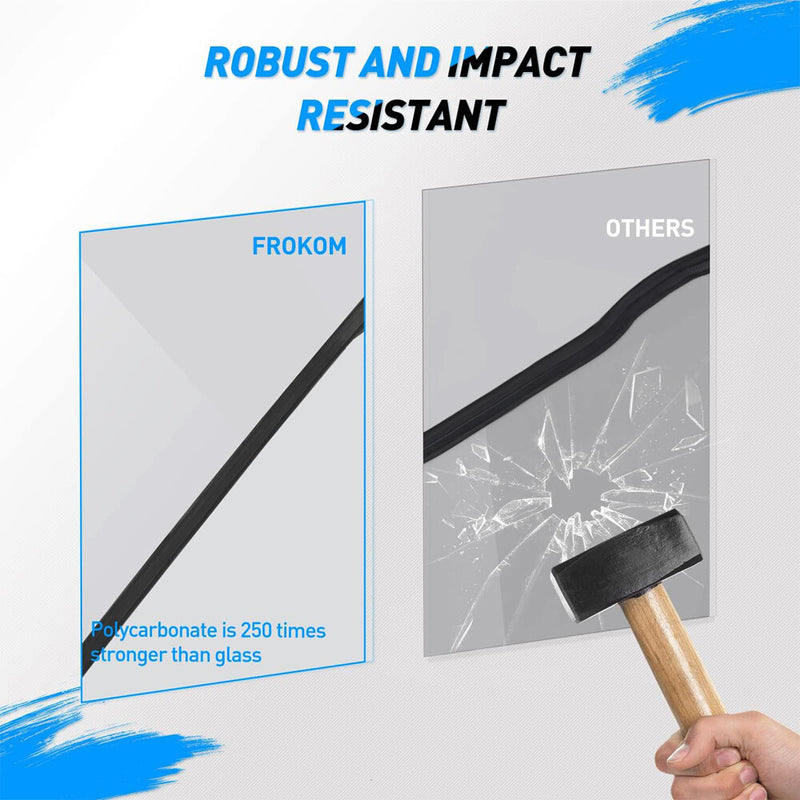 Full Windshield 40 x 25 1/4 Thick for Polaris RZR XP 4 900 2012 2013 2014