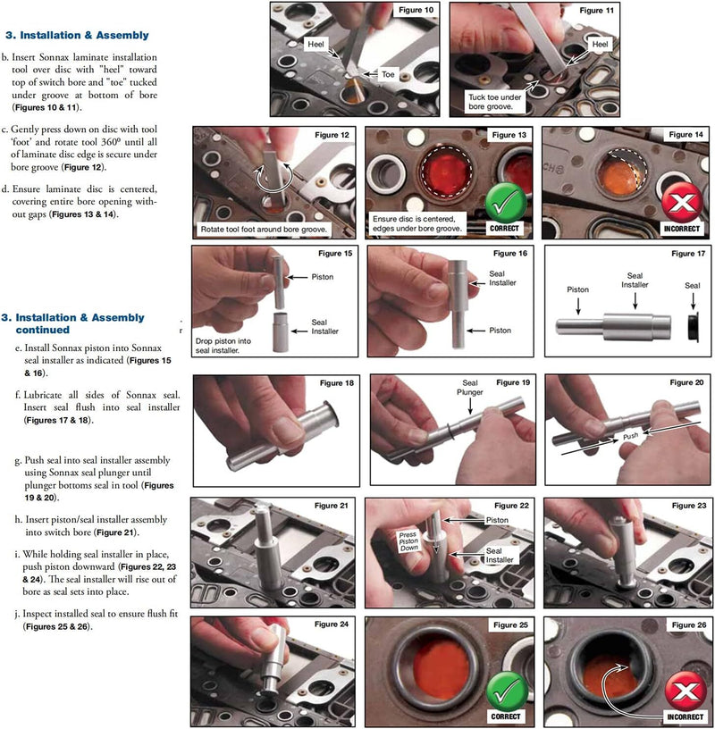 124740-TL30 Pressure Switch Installation Tool Kit for GM 6L45/50/80/90 6T70/75