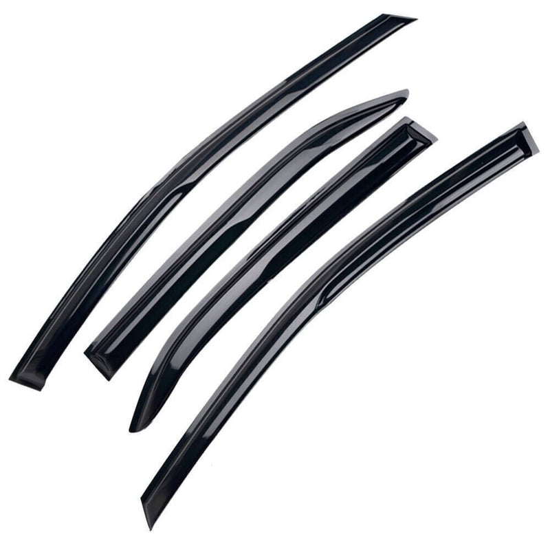 JDM 3D Mugen Style Window Visors Rain Guards for Toyota Camry 2018-2024