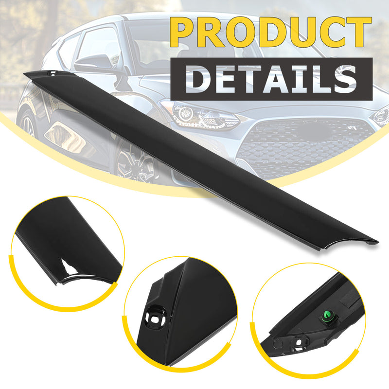 #861802V000 Right Side Windshield Pillar Molding for Hyundai Veloster 2012-2017