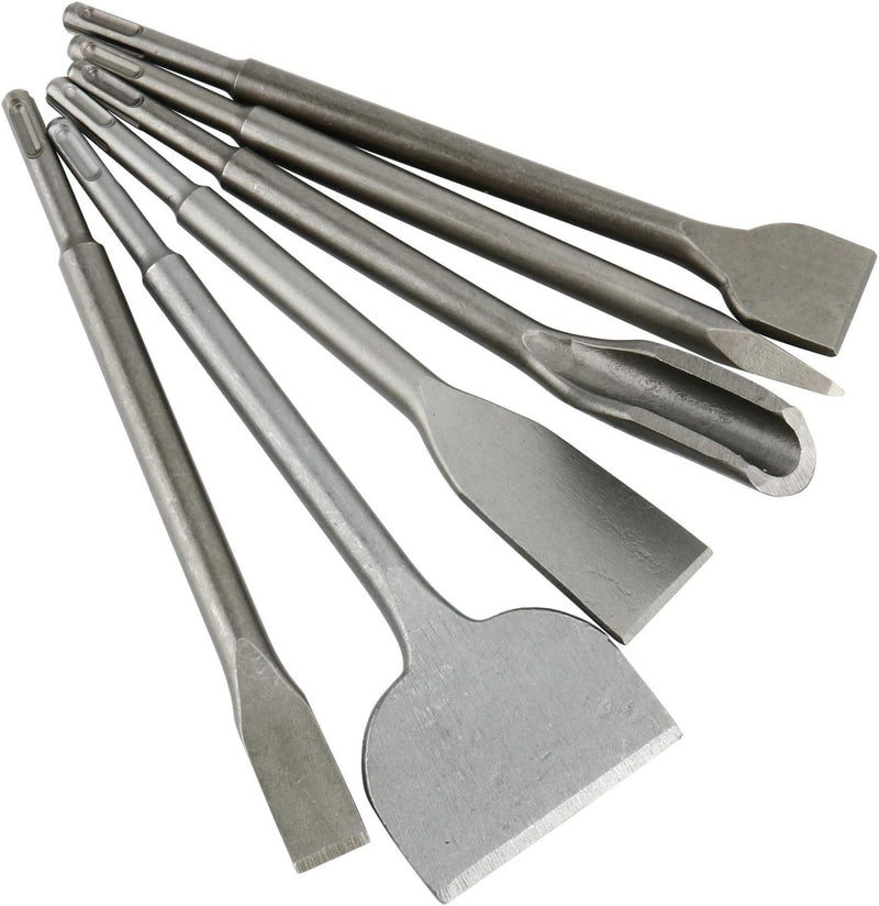 SDS Plus Hammer Drill Chisel Set Rotary Hammer Bits for Tile Masonry Concrete