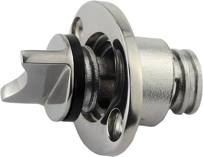 1Pc Oval Garboard Drain Plug 316 Stainless Steel Boat Fits 25mm 1 Inch Hole