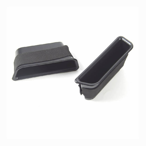 DURAFORCE 2pcs Inner Side Door Handle Storage Box Cover for Ford Mustang 2015+ Accessories