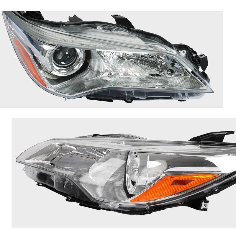 DURAFORCE Left Headlights Driver Side Halogen Headlamps for Toyota Camry 2015 2016 2017