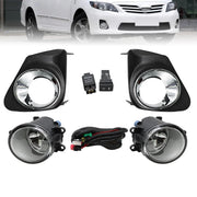 DURAFORCE For 2011 2012 2013 Toyota Corolla Bumper Chrome Driving Fog Lights Lamps Pair