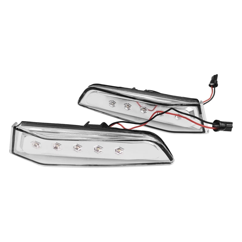 DURAFORCE Pair Clear Len Bumper Side Marker Lights Side Lamp For 03-07 INFINITI G35 Couple