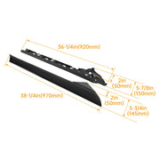 DURAFORCE Right Side Windshield A-Pillar Molding INNER OUTER Trim For 11-19 Ford Explorer