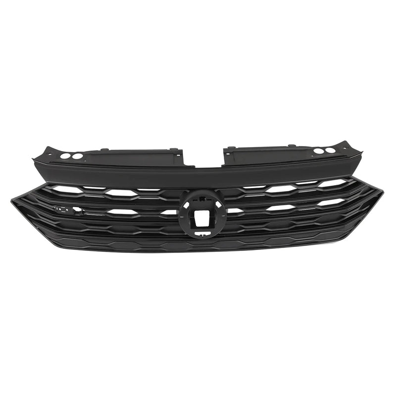 DURAFORCE Front Bumper Grille for 2019 2020 2021 for Volkswagen VW Jetta MK7 Glossy Black