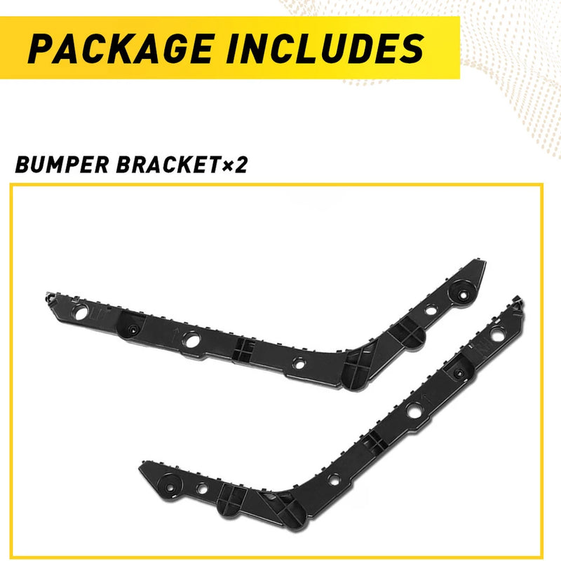 DURAFORCE For 2013-2019 Nissan Sentra Sedan Rear Bumper Cover Bracket Set Left & Right