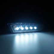 DURAFORCE Pair Clear Len Bumper Side Marker Lights Side Lamp For 03-07 INFINITI G35 Couple
