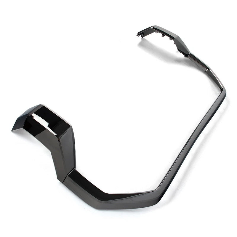 DURAFORCE Front Bumper Grille Trim Molding Cover For Toyota Tundra 2022-2024 Glossy Black