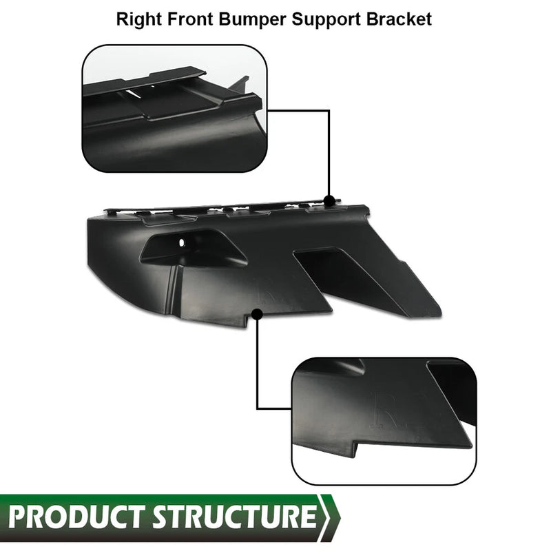 DURAFORCE Pair Front Bumper Bracket Support Retainer Fit 2013-2019 Ram 1500 Classic LH RH