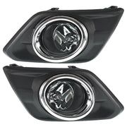 DURAFORCE Bumper Lower Grille LH+RH Fog Light SET for 2014-2016 for Nissan Rogue