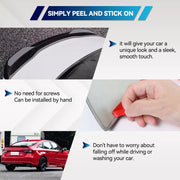 DURAFORCE For 2022-2024 Honda Civic CF Painted Rear Trunk & Roof Spoiler Wing & Front Lip