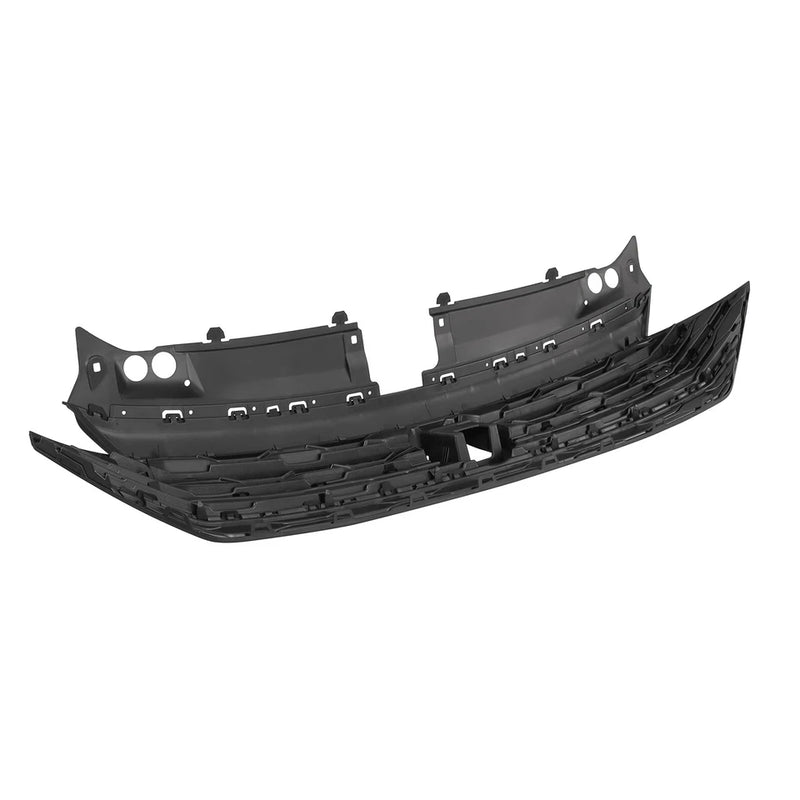 DURAFORCE Front Bumper Grille for 2019 2020 2021 for Volkswagen VW Jetta MK7 Glossy Black