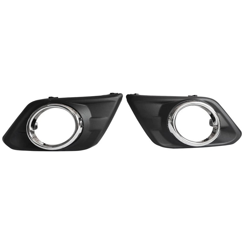 DURAFORCE For 2014-2016 Nissan Rogue Bumper Lower Grille LH+RH Fog Light SET