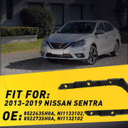 DURAFORCE For 2013-2019 Nissan Sentra Sedan Rear Bumper Cover Bracket Set Left & Right