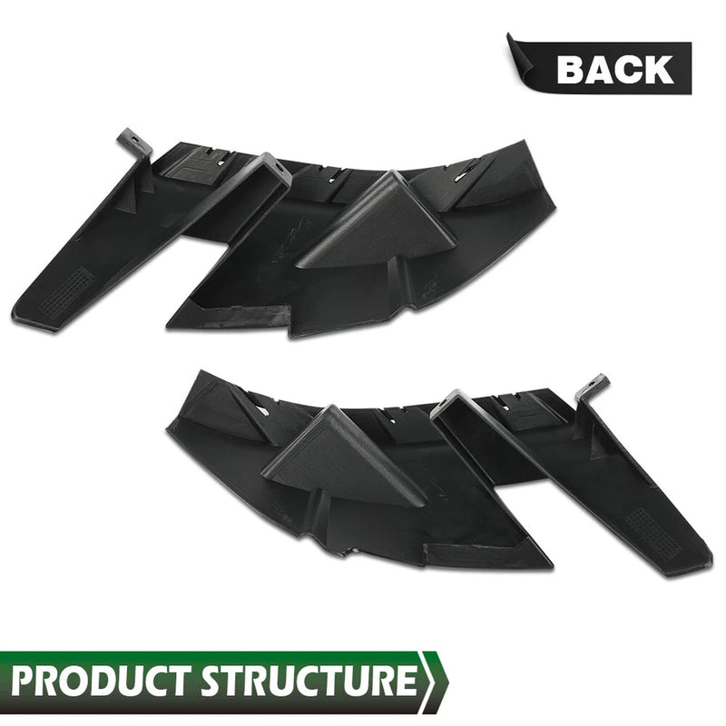 DURAFORCE Pair Front Bumper Bracket Support Retainer Fit 2013-2019 Ram 1500 Classic LH RH