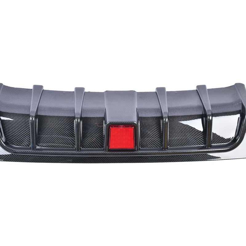 DURAFORCE Rear Bumper Diffuser Lip LED Brake DRL Light for 2018-2023 for Infiniti Q50