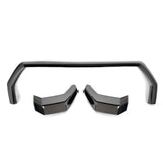 DURAFORCE Front Bumper Grille Trim Molding Cover For Toyota Tundra 2022-2024 Glossy Black
