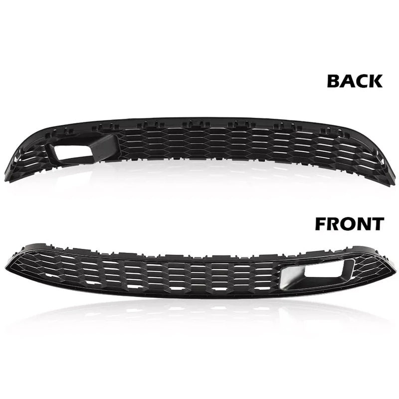 For Nissan Sentra 2016-2018 19 Front Bumper Lower Grille Black Plastic With Hole