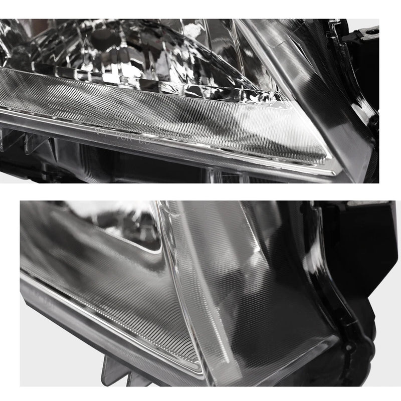 DURAFORCE Left Headlights For 2015 2016 2017 Toyota Camry Driver Side Headlamps Halogen