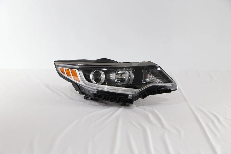 Right+Left Halogen Headlight For 2016-2018 Kia Optima w/o LED DRL Chrome Housing