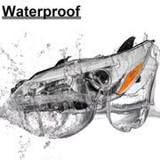 DURAFORCE Left Headlights For 2015 2016 2017 Toyota Camry Driver Side Headlamps Halogen