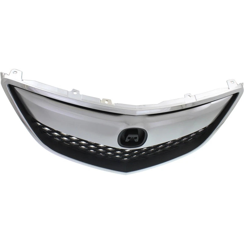 DURAFORCE Front Bumper Chrome Grille Mesh Grill for 2013-2015 for Acura RDX Replacement