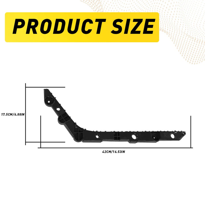 DURAFORCE For 2013-2019 Nissan Sentra Sedan Rear Bumper Cover Bracket Set Left & Right