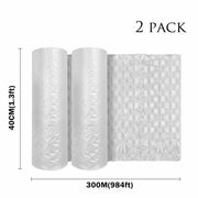 DURAFORCE 2 Rolls Air Cushion Machine Film Bubble Pillow Packaging Padding Roll 984ft